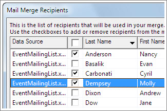 how to do a mail merge with word and excel for mac